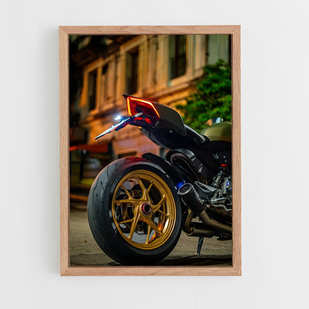 Poster Nuit Enthousiaste – affiche Ducati (vue 4)